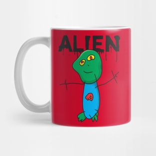 Alien by 4yo Boy Mug